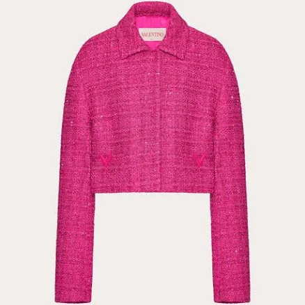 glaze tweed light jacket