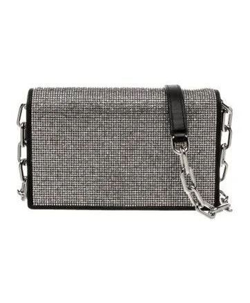 Alexander Wang Women's Attica Chain Rhinestone Biker Purse