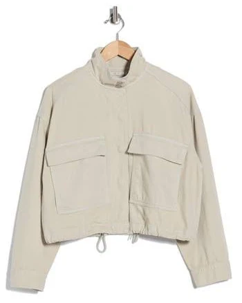 scotch & Soda Women's Cropped Utility Jacket