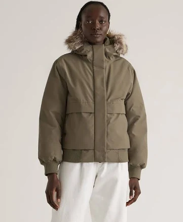Quince Women's Responsible Down Hooded Parka