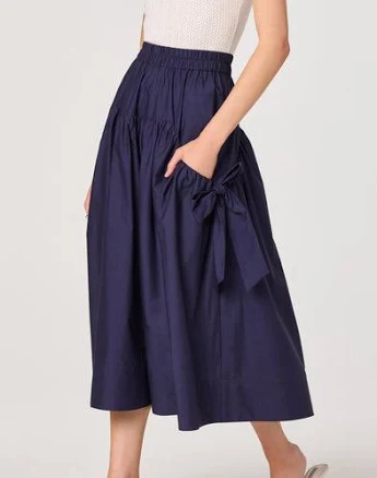 ASTR the Label Lylah Bow Midi Skirt