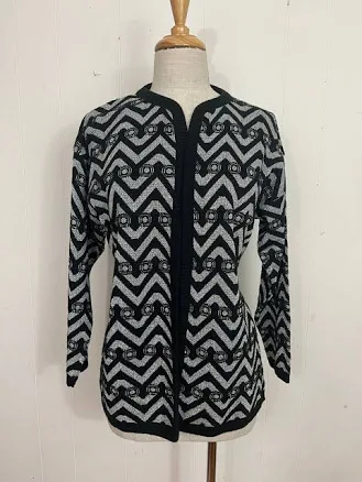 1970s Lurex Chevron Jumper