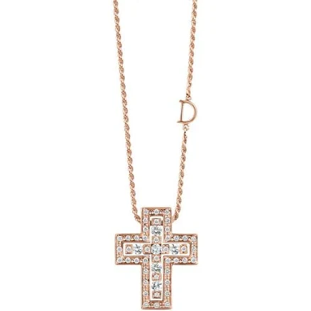 Damiani Belle Époque Pink Gold Diamond Necklace