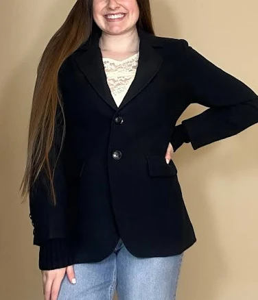 Layered Blazer Jacket