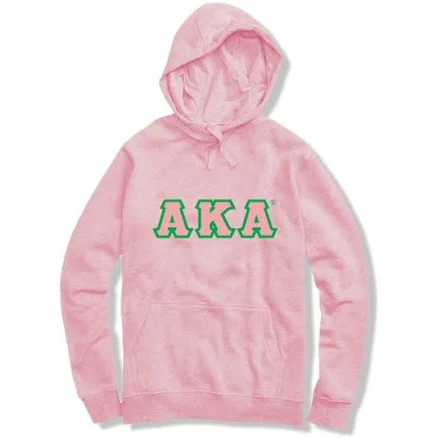 Alpha Kappa Alpha Applique Letters Hoodie