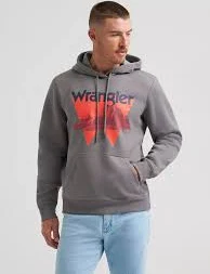 Men's Wrangler Dawning Grey Hoodie
