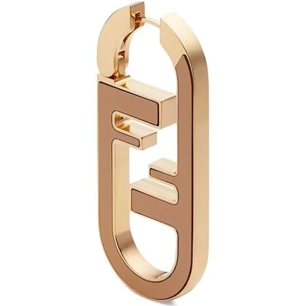 Fendi O'lock Logo-plaque Earring