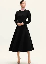 Cashmere Wool Flare Skirt