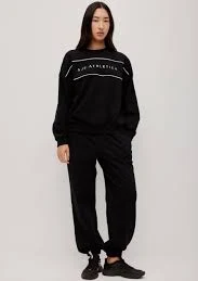 Panelled Logo Jumper-BLACK / 4