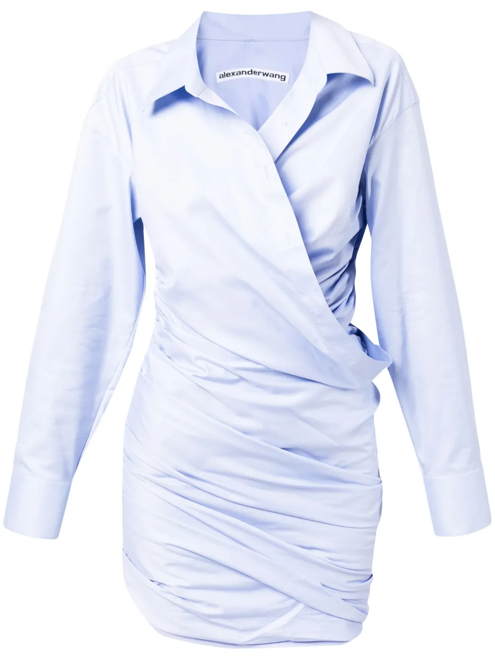 Off-shoulder Asymmetric Shirtdress