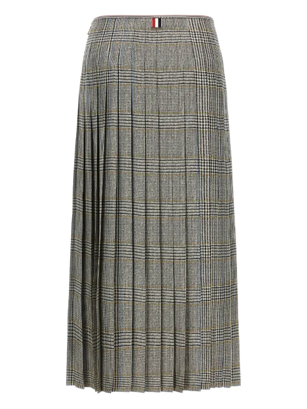 Pleated Midi Skirt