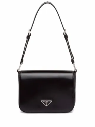 Brushed Leather Shoulder Bag