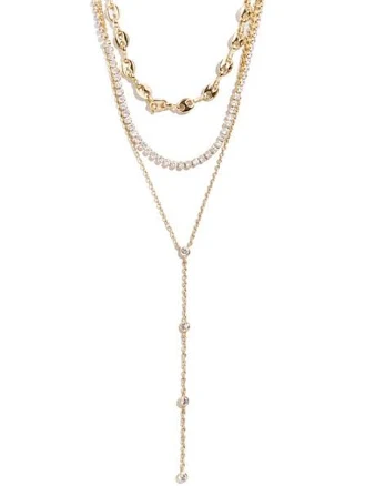 BaubleBar Women's Catalina Layered Y-Necklace