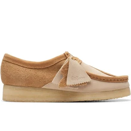 Clarks Women's Wallabee Mid Tan Combi Booties