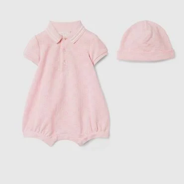 Gucci Baby GG Cotton Two-piece Gift Set