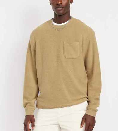Old Navy Men's Loose Pocket Crew-Neck Sweatshirt