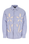 Striped Padded Shirt Jacket