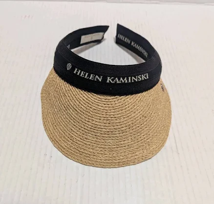 HELEN KAMINSKI Women's Bianca Raffia Visor Hat