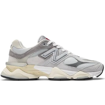 New Balance Unisex 9060 in Grey/White Suede/Mesh