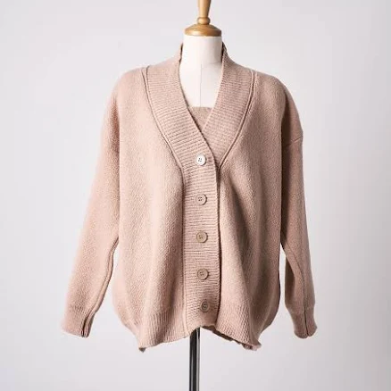 Hallie Knitted Top & Cardi Set