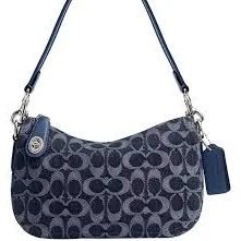 Coach Women's Signature Denim Swinger Bag
