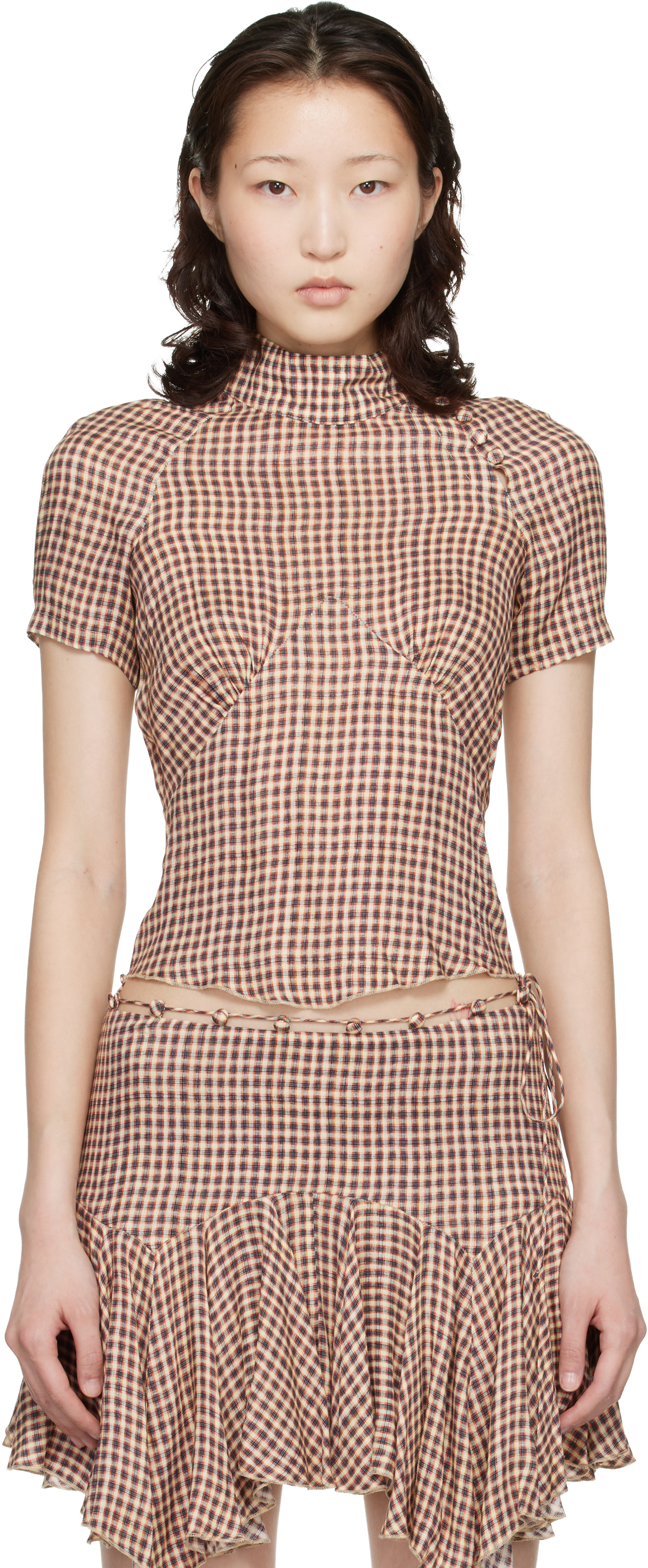 Beige Tess Blouse