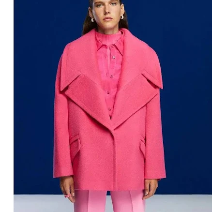 Nocturne Wide Lapel Collar Coat