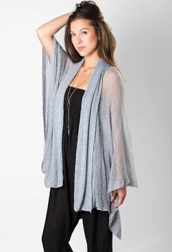 Boho Oversized Knit Kimono Cardigan