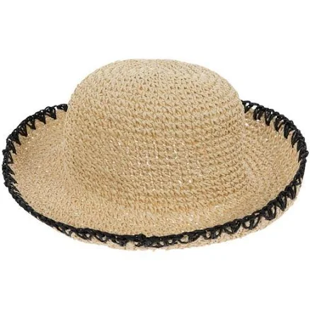 Floppy Woven Bucket Hat