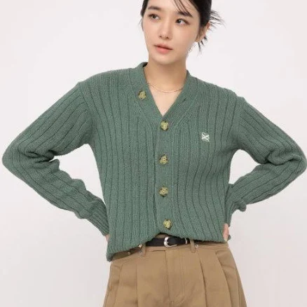 Oversized Bookle Cardigan
