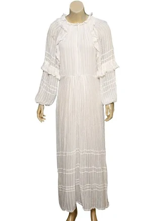 Isabel Marant Etoile Justine Dress Xs 2 Women Casual Party Ruffle Maxi