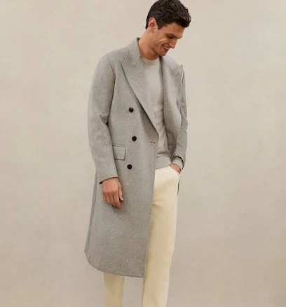 Reiss Men's Tycho Cashmere Double-Breasted Overcoat