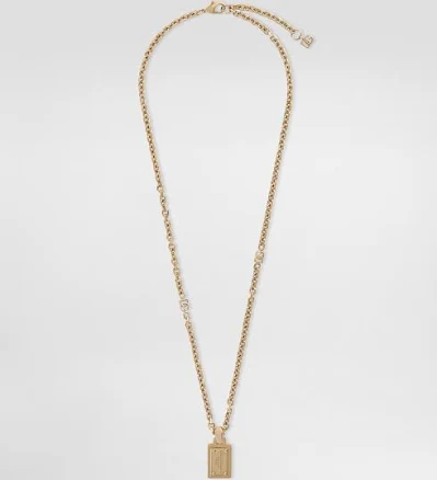 DOLCE & GABBANA Logo Pendant Necklace