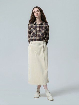 Corduroy Skirt