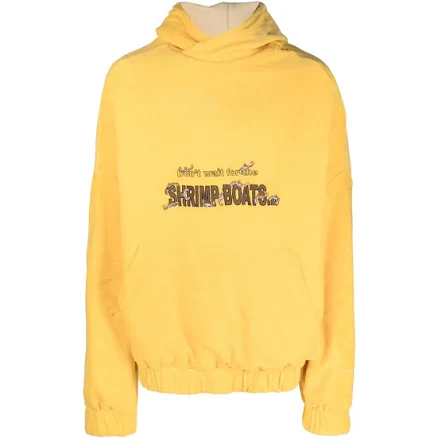 Robyn Lynch Men's Oversized Slogan Embroidery Hoodie