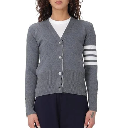 Thom Browne Women's Polo Collar Virgin Wool Cardigan