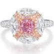 Bubble Gum Pink Diamond Ring