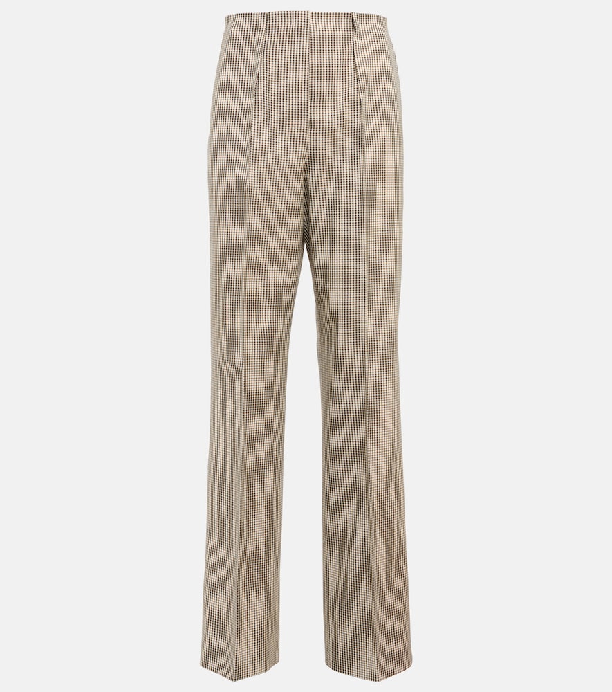 High-rise Straight Pants