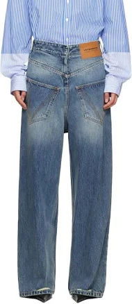 Vetements Blue Back To Front Jeans - WAIST US 28