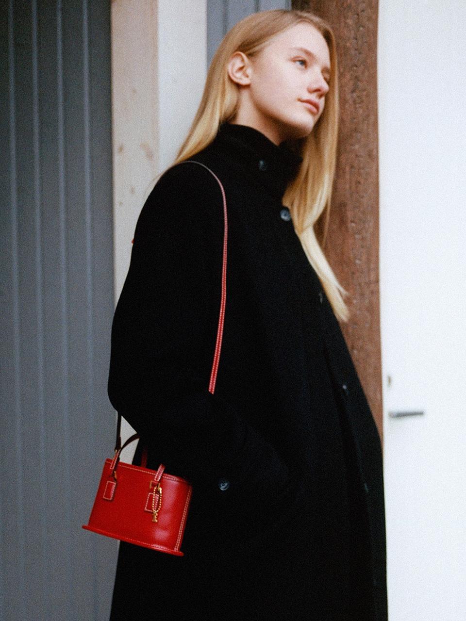 Leather Stitched Petit Borough Bag