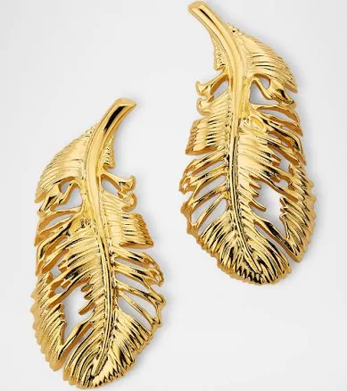 Oscar de la Renta Women's Feather Earrings