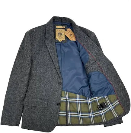 Harris Wool Herringbone Blazer