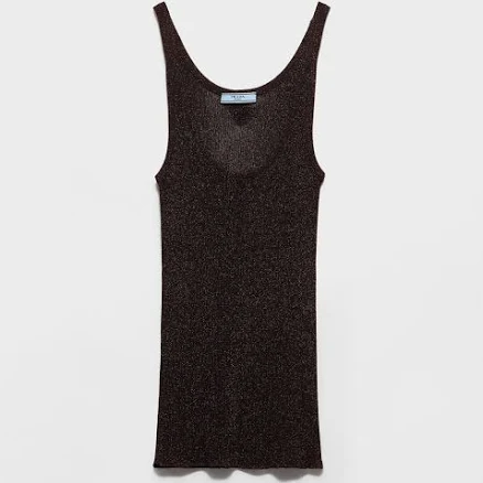 Prada Women's Lamé Tank Top