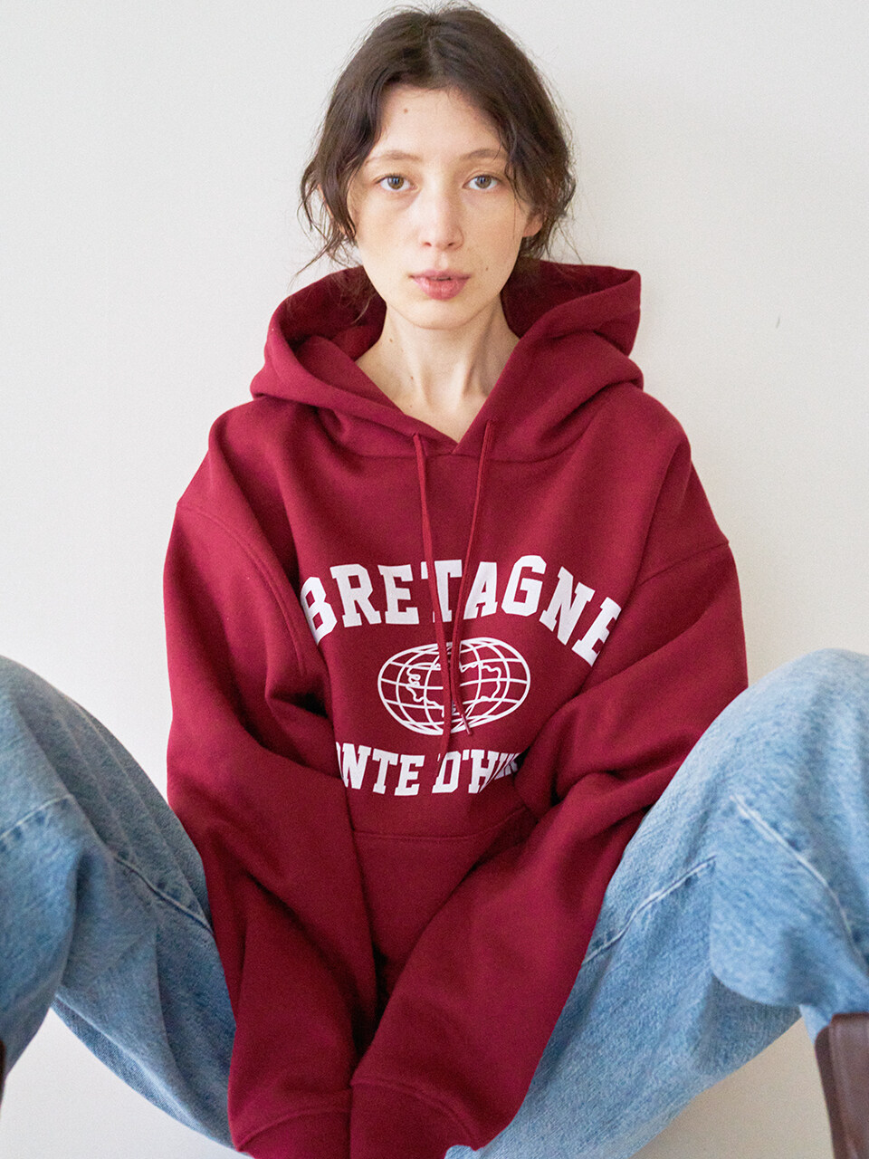 Bretagne Hoody_Burgundy