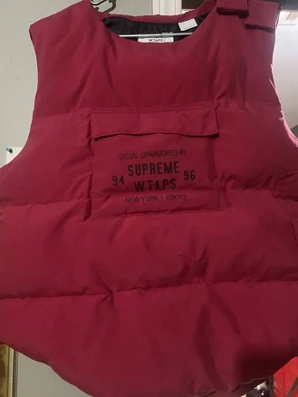 Supreme X Wtaps Tactical Down Vest