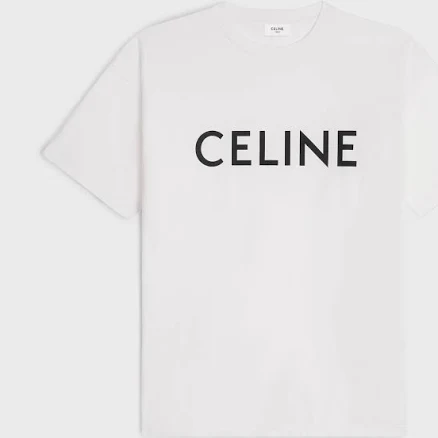 CELINE Men's Loose Cotton Jersey T-shirt