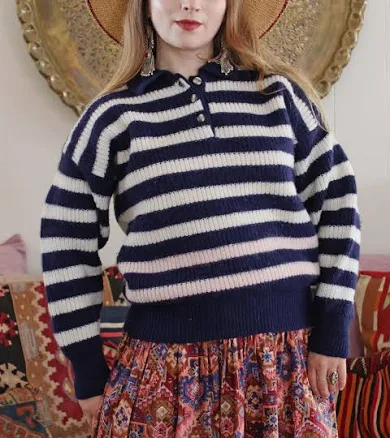 Vintage Shetland Wool Polo