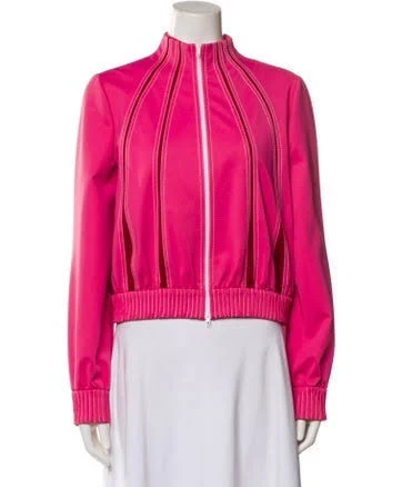 Valentino Striped Jacket in Pink, Women's M