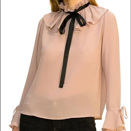 Tie Chiffon Blouse