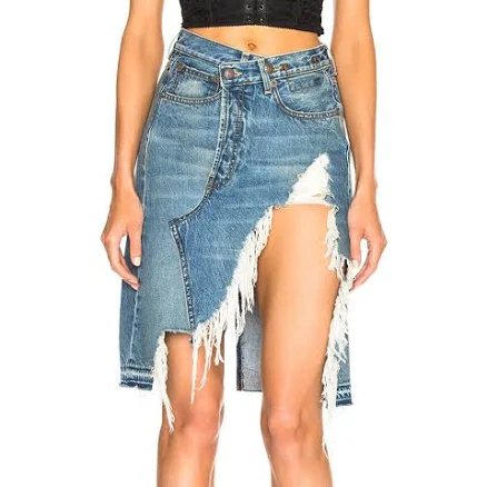 R13 Women's Norbury Denim Skirt